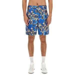 Moschino Men Short All Over Blue Flower